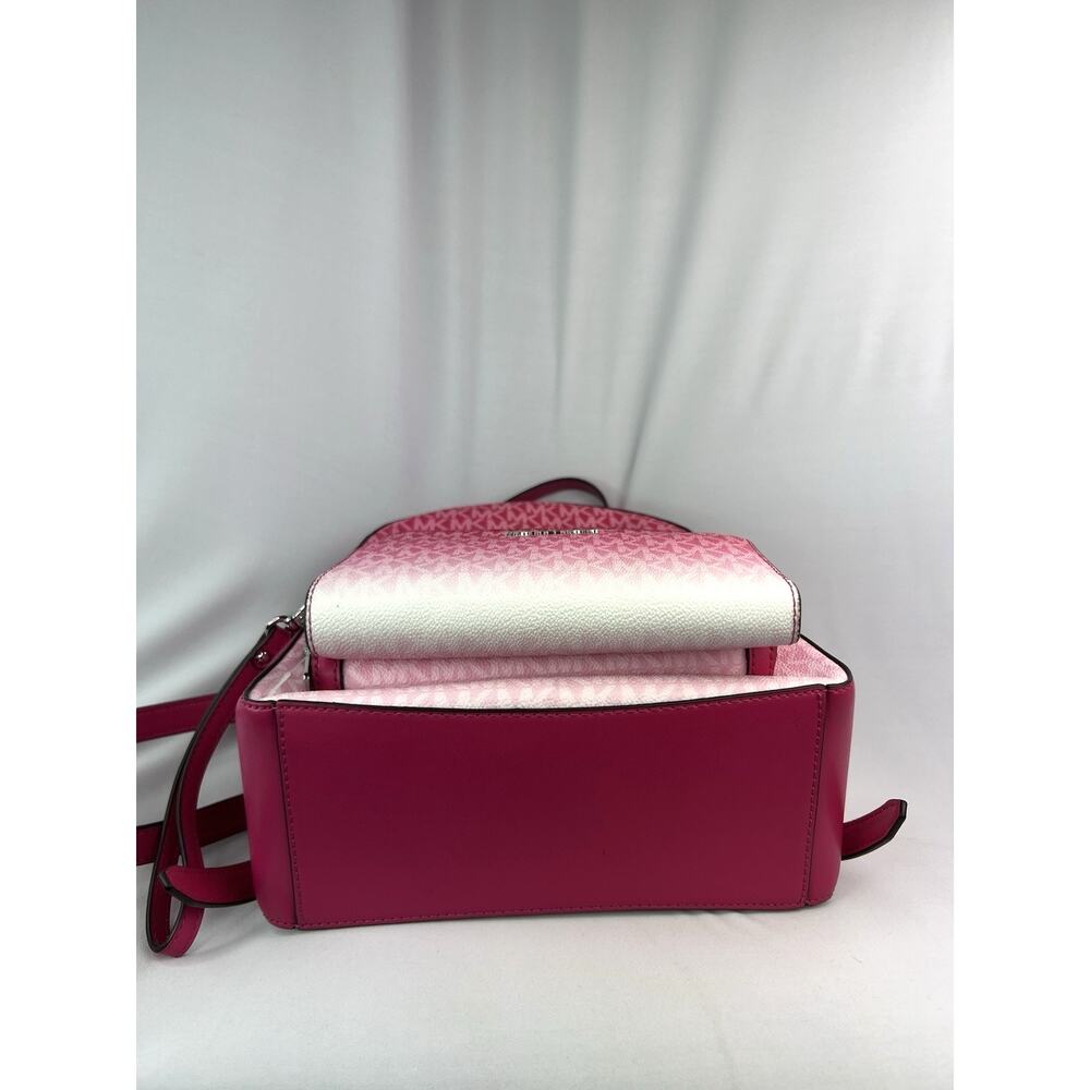 MK Set NWOT Jaycee Ombre Backpack & Jet Set Large Wristlet Dragonfruit Pink $766 - Picture 3 of 16